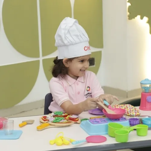 Fun classroom activity at Cresmonde World School, Vikhroli